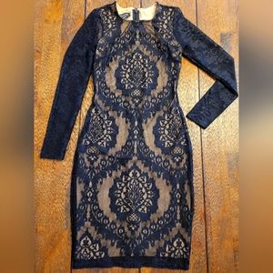 Bebe Lace Black Dress Size S